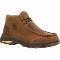 Georgia Boot Men's Athens SuperLyte Alloy Toe Waterproof Wallabe, BROWN, M, Size 8 GB00647